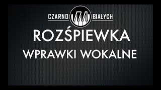 ROZŚPIEWKA WOKALNA ze studiem Czarno Na Białych samo pianino [upl. by Aivilys]