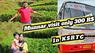 Munnar Trip In KSRTC  Ernakulam to Munnar  Family Trip Only 300 Rs [upl. by Baoj707]