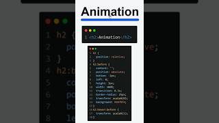 Underline Hover Animation in HTML amp CSS [upl. by Eidissac]