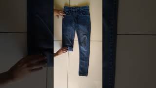 FOLD 👖 HACK 😮 folding jeans jean menwear menstyle hacksvideo hacks pant short viralshorts [upl. by Sparky858]