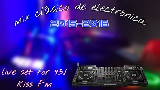 MIX ELECTRONICA CLASICA DEL 20152016  IN LIVE SET DMM03 FOR KISS FM 931 [upl. by Turino]