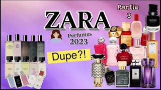 ❇️ Dupes parfums Zara femme 2023 perfumes Zara cloneعطور زارا النسائية 2023 [upl. by Anilah]