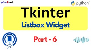 Mastering the Tkinter Listbox Widget for Python GUIs tkinter listbox python GUI TkinterListbox [upl. by Adnomal]