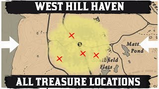 ALL West Hill Haven All Treasure Location [upl. by Odrawde]