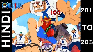 One Piece Episode 201 to 203 in HINDI Explained [upl. by Sanez]