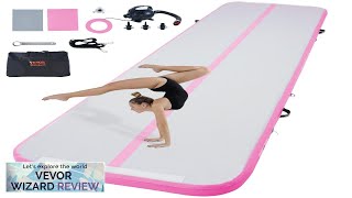 VEVOR Gymnastics Air Mat 4 inch Thickness Inflatable Gymnastics Tumbling Mat Tumble Review [upl. by Tait]