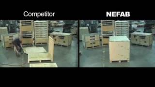 Nefab Packaging Plywood Boxes vs Standard Nailed Wooden Crates [upl. by Augustine]