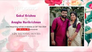 Gokul Krishna amp Anagha Harikrishnan Wedding Day [upl. by Sirad]