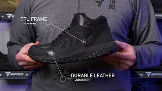 Bates Footwear Rush Shield Mid Vent Product Overview Breathable Tactical Boots for First Responders [upl. by Strong263]