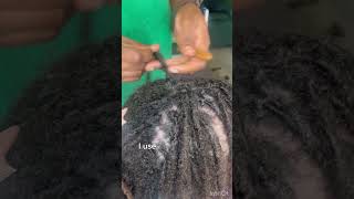 Crochet dreads locs tutorial [upl. by Aholah986]