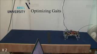 Genetic Algorithm for Quadrupedal robot walkingrunning gait [upl. by Richmound]