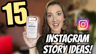 15 Creative Instagram Story Ideas  Increase Engagement [upl. by Germann]