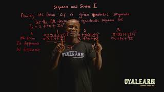 SS2  Sequence and series  Finding Nth term of a given quadratic sequence  Introduction [upl. by Libre]