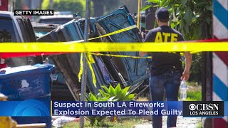 Suspect In South LA Fireworks Explosion Expected To Plead Guilty [upl. by Tnirb]