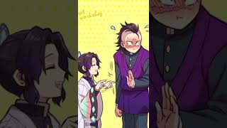 Mitsuri and Genya 🤣🤣 demonslayer kimetsunoyaiba kny fyp [upl. by Runkle389]