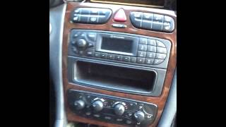 How To Remove Radio From 2003 Mercedes C240 [upl. by Laud845]