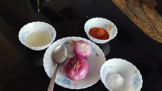 ഉള്ളി മുളക് ചമ്മന്തി  Ulli Mulaku Chammanthi for Kappa Dosa amp Idli  Kerala style recipes [upl. by Eeram]