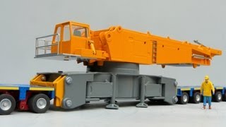 Conrad Liebherr LG  LR 1750 Crane Transport Adaptors Accessory by Cranes Etc TV [upl. by Agarhs]