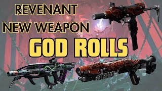 Act 2 Arsenal God Rolls You NEED [upl. by Yehus]