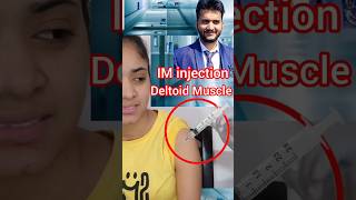 How to give IM injection in Deltoid muscle shorts [upl. by Winne]