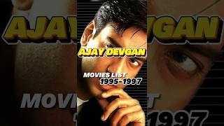 AJAY DEVGAN MOVIES LIST 19951997 ajaydevgan filmography bollywood [upl. by Thirion]