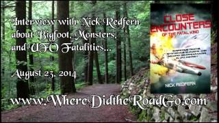 Nick Redfern on Bigfoot and UFO Deaths  August 23 2014 [upl. by Eenram687]