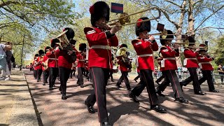 The Band of the Coldstream Guards  Coldstream Guards Black Sunday Parade 2023 [upl. by Kelsi]