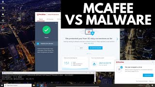 McAfee Total Protection 2020 Test vs Malware [upl. by Nonnac]