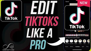 How to Edit a TikTok Video [upl. by Sinnod]