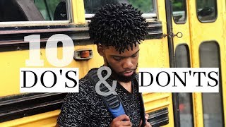 10 Curly Hair Tips For Men ft King Bril 10 Dos And Don’ts For Curly Hair [upl. by Vivi]