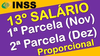 13º SALÁRIO PROPORCIONAL EM NOVEMBRO E DEZEMBRO 2024 [upl. by Ymor803]