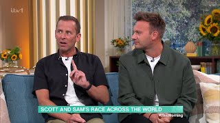 Scott Mills Sam Vaughan Celebrity Race Across The World Competitors On This Morning 20082024 [upl. by Ohl]