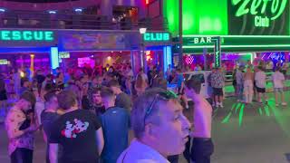 NIGHTLIFE Laganas Zante June 9th 2022 [upl. by Suiluj]