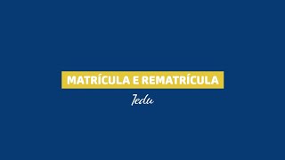 Como fazer matrícularematrícula no PORTAL 7EDU  Tutorial [upl. by Hgielrebma]