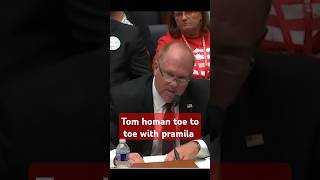 Tom homan destroys pramila jayapal [upl. by Ridan]