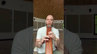 Sapele Triple Drone Flute F 440 hz [upl. by Cutty]