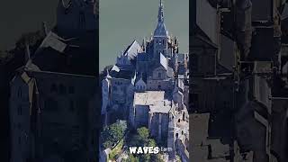 Mont SaintMichel Frances Enchanting Tidal Wonder viralvideo travel shortvideos france [upl. by Anertak714]