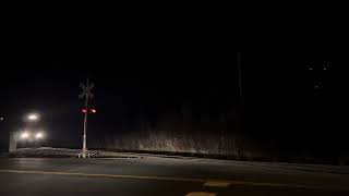 Night train on the Groveton branch  Vermont Rail System [upl. by Alac]