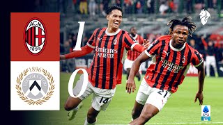 Chukwuezes early goal enough to claim 3 points  AC Milan 10 Udinese  Highlights Serie A [upl. by Nalyak786]