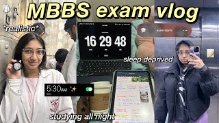 STUDY VLOG exam week pulling allnighters lots of studying suffer with me📚😭 [upl. by Einnoc62]