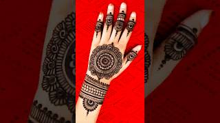 Amazing jewellry Mehandi design  Simple mehndi designs for back hand 🌸youtubeshorts shorts [upl. by Nerad740]