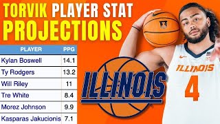 Illinois Basketballs Torvik Player Projections Are Out [upl. by Archibaldo]