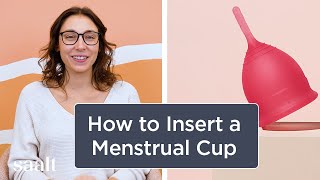 How to Insert a Menstrual Cup [upl. by Neirda]