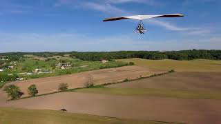 Flying my electric powered hang glider [upl. by Cown]