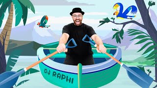 Row Row Row Your Boat  DJ Raphi Nursery Rhymes amp Kids Songs [upl. by Yesllek663]