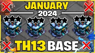 TOP 20  NEVER 3 STAR TH13 CWL BASE LINK 2024  TH13 WAR BASE LINK 2024  TH13 BASE CLASH OF CLANS [upl. by Ahsieka]