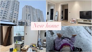 Home tour 🏠Шинэ байранд оров Миний охины анхны цас🤍❄️ [upl. by Oika]