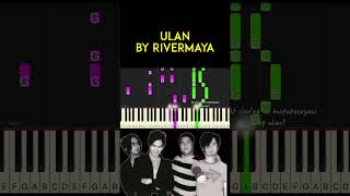 Ulan by Rivermaya piano cover  sheet music [upl. by Ecirtram]