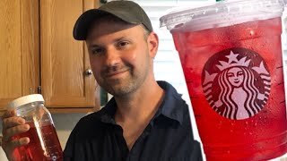 Easy Herbal Iced Tea Recipe  How to Make Starbucks Passion Tea at Home [upl. by Heddy]