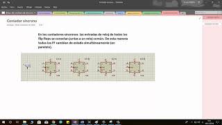 ✔Contador sincrono  LOBO FICCT [upl. by Atteiluj]